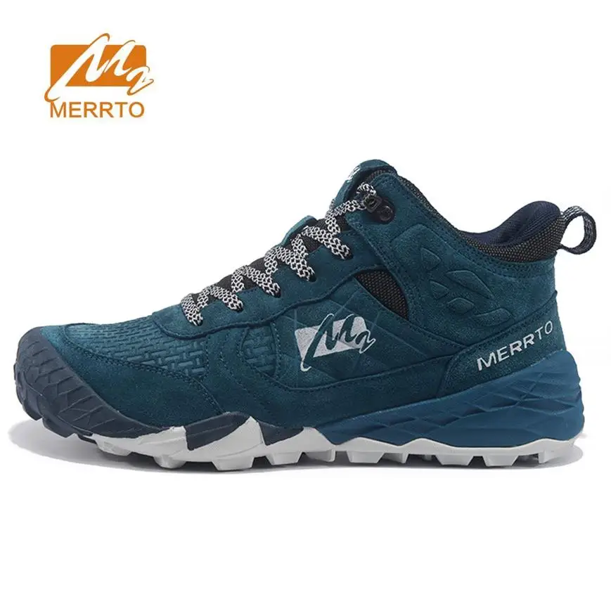 MERRTO Men's Winter & Fall Leather Outdoor Hiking Trekking Boots Shoes Sneakers For Men Sport Climbing Mountain Boots Shoes Man