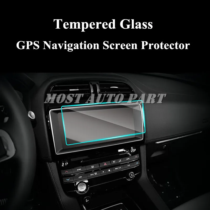 

10.2" Tempered Glass GPS Navigation Screen Protector For Jaguar F-Pace X761 2016-2019