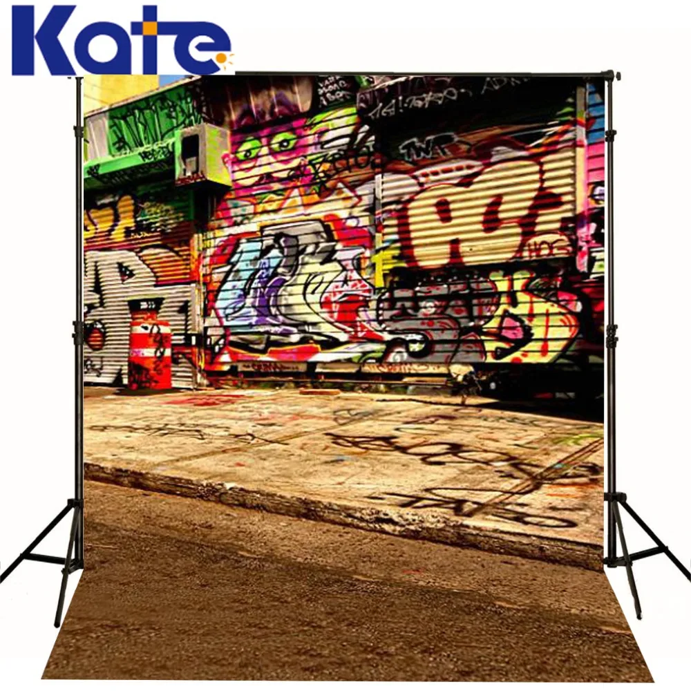 

200Cm*150Cm Backgrounds Foreign Painting Graffiti Wall Street Chaos Photography Backdrops Photo Lk 1324