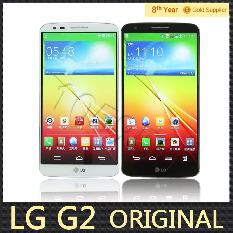 Оригинальный Разблокирована LG G2 F320 D802 D805 LS980 Мобильного Телефона Quad Core Android 4.2 13MP 5.2