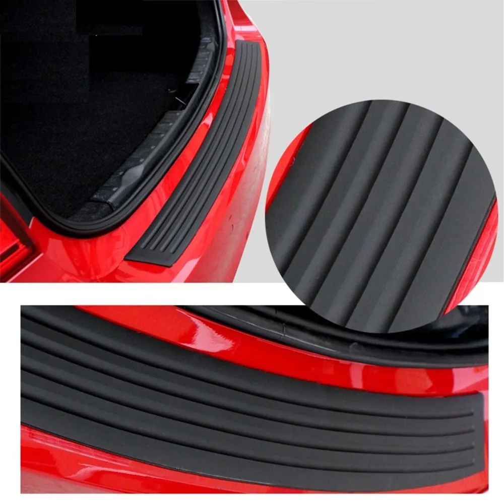 

Car Styling Trunk Rubber Rear Guard Bumper Protector Trim Cover For Lada Granta seat leon renault polo opel insignia