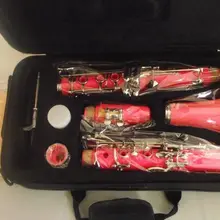 Отличный цвет кларнет сопрано розовый+ чехол Хороший звук и техники