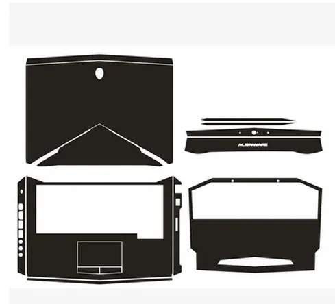 Защитная наклейка для ноутбука из углеродного волокна и кожи подходит Alienware 14 M14X