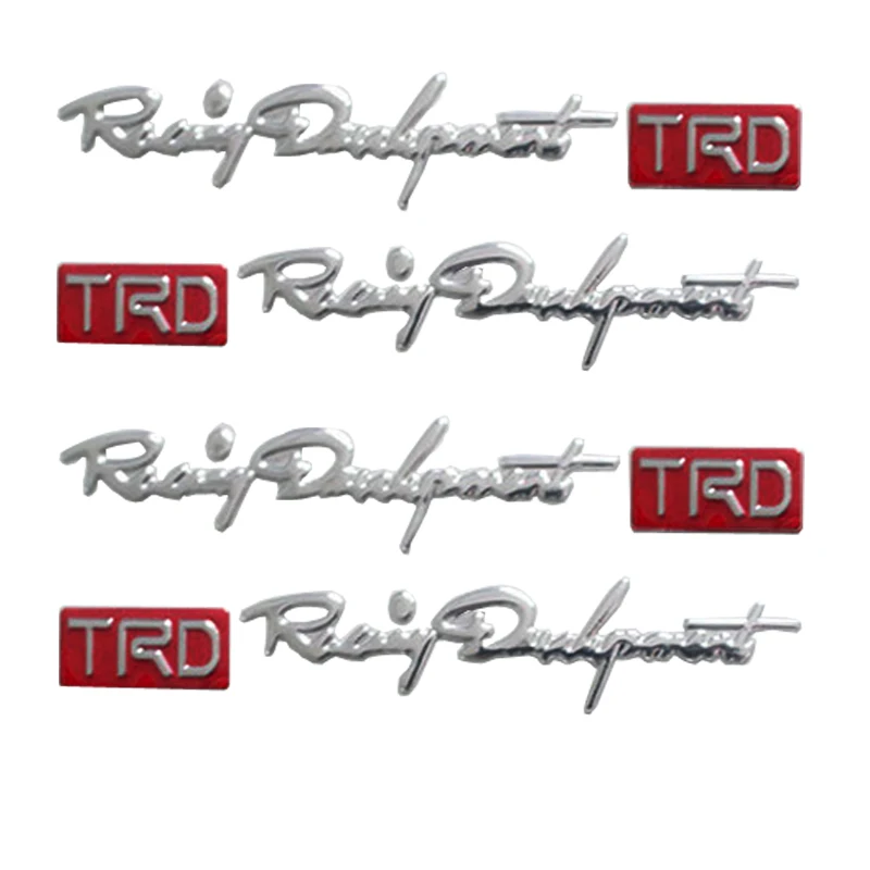 

Car Styling Stickers Autocollant De Voiture 3D Trd Car Sticker Reflective Auto Car Handle Door Knob Sticker Decal