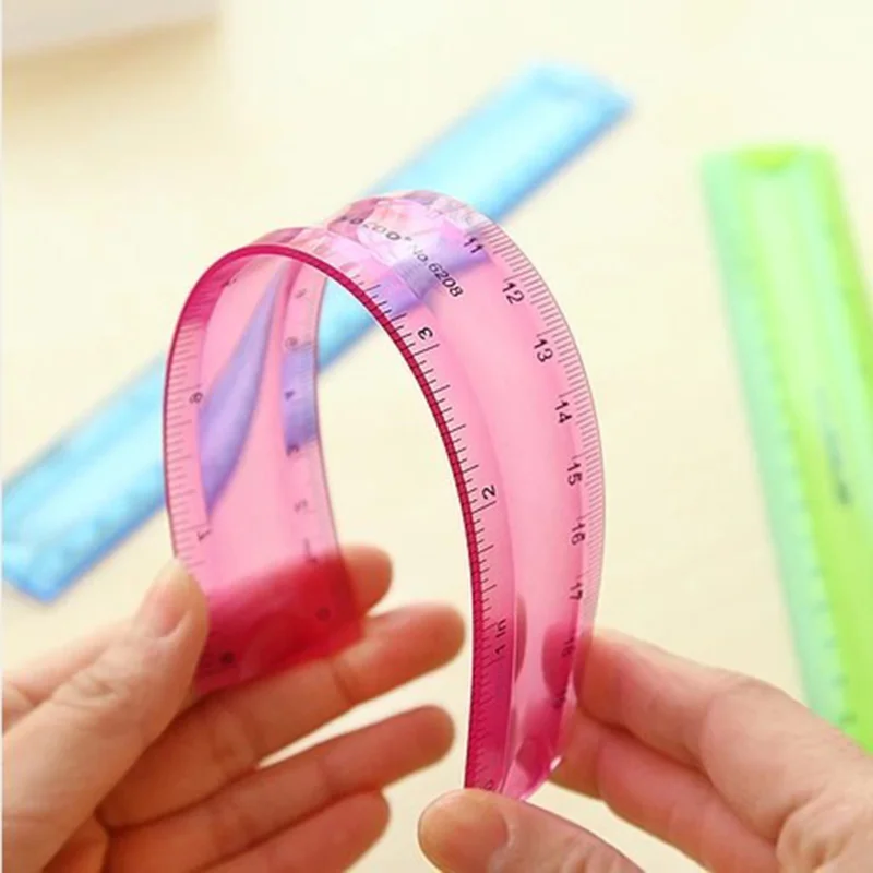 Buy Deli multicolour student flexible ruler tape