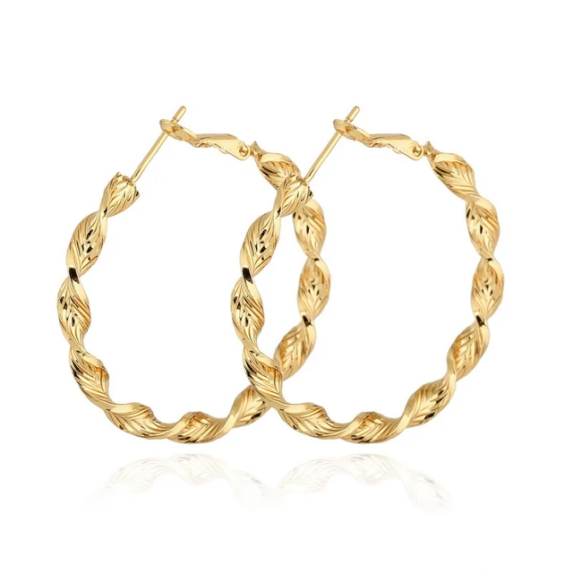 4cm Circle Creole Gold Color Bamboo Earrings For Women Hoops 4cm Circle Creole Gold Color Bamboo Earrings For Women Hoops Brinco Round Basketball Wives Large