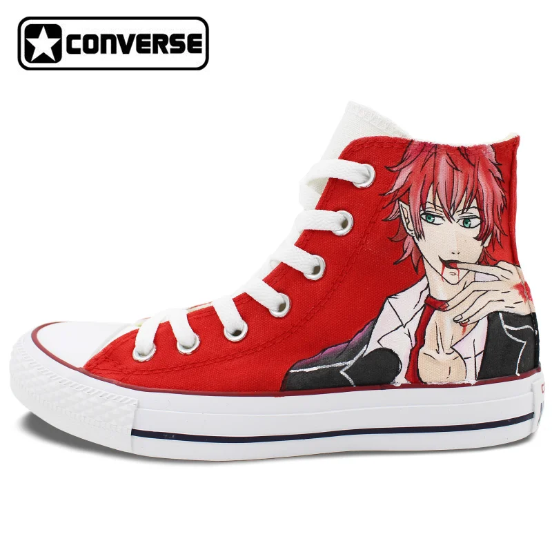 Prix pour Rouge Converse Chuck Taylor Anime Diabolik Lovers Conception Peint À La Main Chaussures Femmes Hommes High Top Sneakers Femme Homme Cosplay Cadeaux Prix pour Rouge Converse Chuck Taylor Anime Diabolik Lovers Conception Peint À La Main Chaussures Femmes Hommes High Top Sneakers Femme Homme Cosplay Cadeaux
