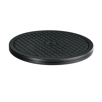 

Multifunction 10'' Rotating Tray Cake Turntable Lazy Susan Rubber 220 Lbs 360 Swivel Pottery Wheels Home Baking Tools Black