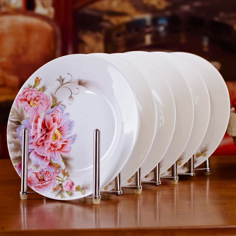 6pcs Korean Dining Room Ceramic Tableware Jingdezhen Bone Porcelain 8