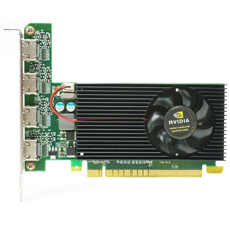 

New GT730 2GD3 Native 4HDMI 4 screen multi-screen graphics card 2K for stock video wall 4x1 1x4