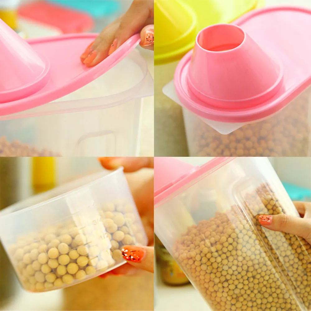 Transparent Plastic Storage Box Dry Dried Food Storage Box Container