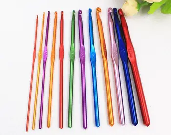 

Crochet kit color metal woven wool knitting needle yarn crochet kit tools
