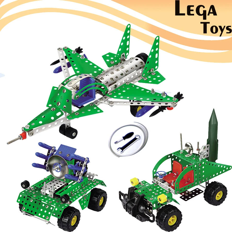 DIY Construction Metal J 15 Carrier based fighter,missile truck