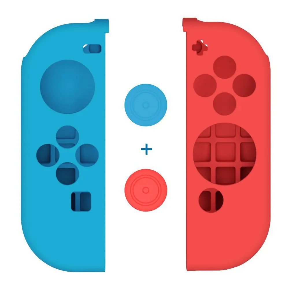 Silicone Rubber Soft Case Gel Anti Slip Slim Skins Cover For Nintendo