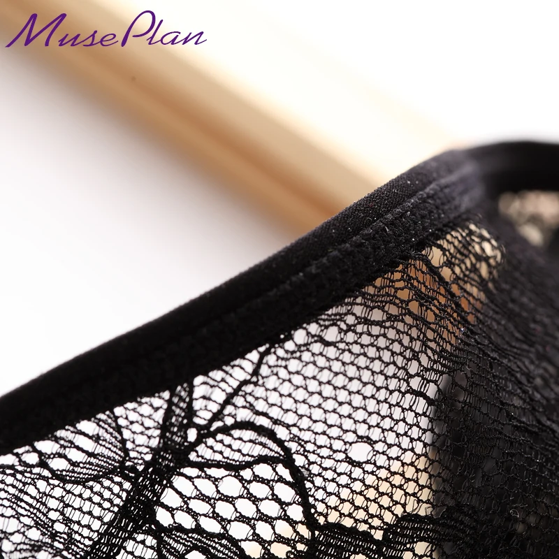 3 pieces a lot!Hot sale! sexy lace panties seamless cotton breathable Hollow briefs Plus Size girl underwear