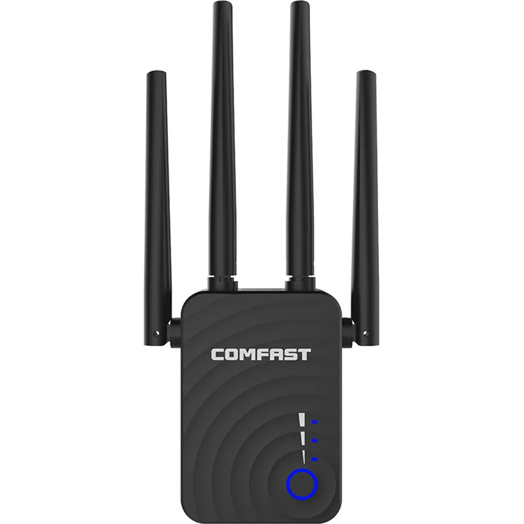 

COMFAST Dual Band 1200Mbps WiFi Repeater Wireless Range Extender Booster Network 5.22