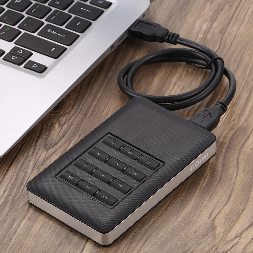 Супер скорость 2," SATA SSD HDD жесткий диск для USB 3,0 5 Гбит/с Пароль зашифрованный адаптер карта Внешний корпус Чехол