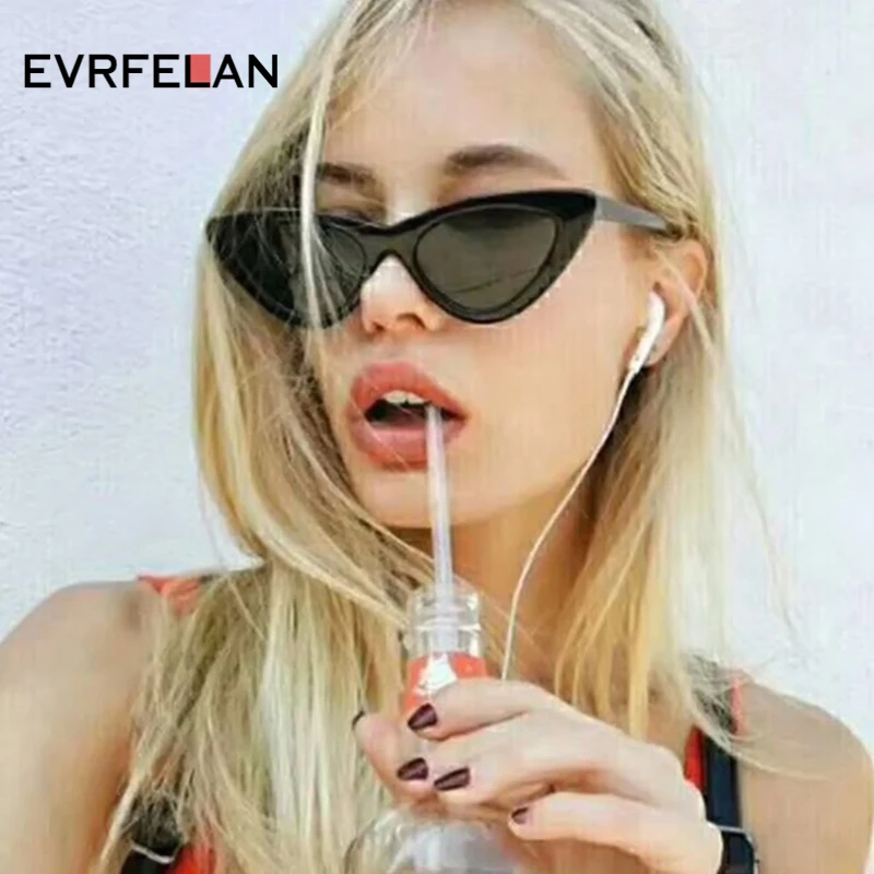 

New Cat Eye Sunglasses Women Sun Glasses Fashion Ladies Vintage Glasses Female Triangle Sexy Retro oculos de sol feminino UV400