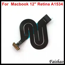 Faishao New Touchpad Trackpad Ribbon Flex Cable 821-1935-A 821-00507-A For Apple Macbook 12 Retina A1534 2015 2016 2017 Year for macbook 12 a1534 switzerland swiss keyboard w topcase 2015 2016 2017 years gold gray grey silver rose gold color