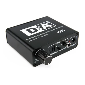 

Digital to Analog Audio Converter Amplifier Bi-Directional Digital SPDIF Toslink Optical to/from Coaxial