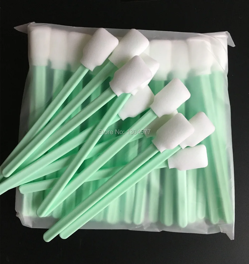 

(50 swab/pack) Cleaning Foam swaps stick for Printer for Epson ROLAND MIMAKI MUTOH swabs printhead cleaning