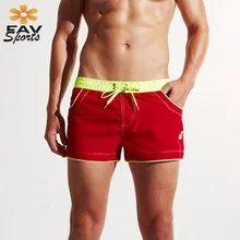 Мужские пляжные брюки, летние плавательные шорты для серфинга, эластичные быстросохнущие спортивные шорты для бега, спортивные штаны, купальники