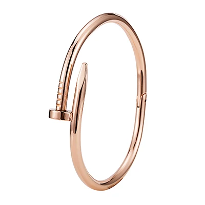 Женский браслет модный браслет из нержавеющей стали для 3 цветов - Окраска металла: rose gold