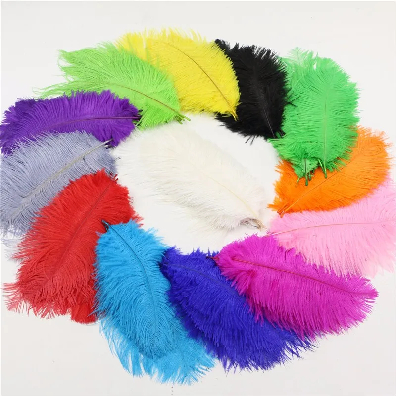 

10pcs 20-25cm Beautiful Ostrich Feathers for DIY Jewelry Craft Making Wedding Party Decor Accessories Wedding Decoration