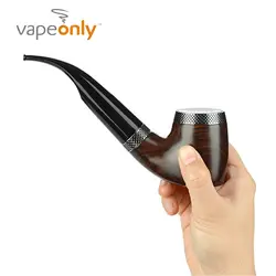 Новый VapeOnly vPipe 3 Ebony комплект e-Pipe with1300mAh встроенный аккумулятор и 1,2 мл распылитель классический Ebony WoodVape комплект VS vPipe 3 комплект