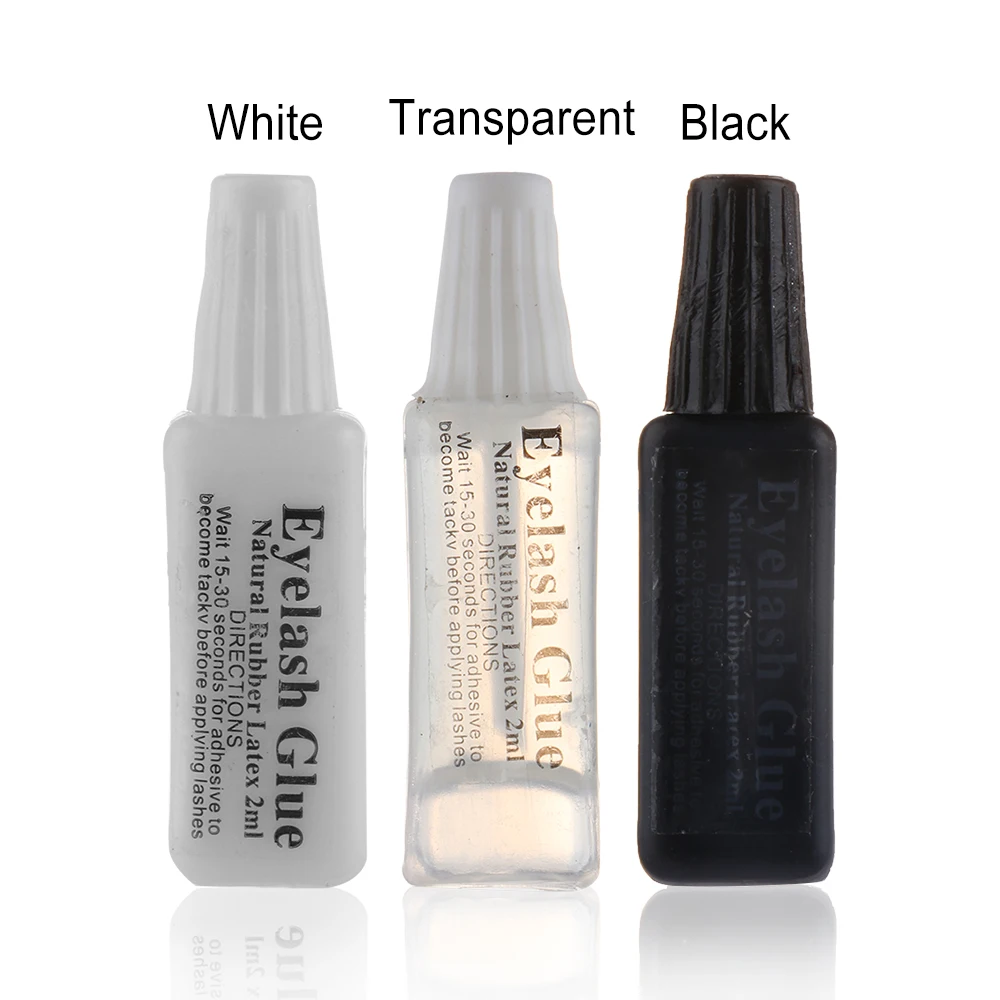 

5 PCS 2ml Portable False Eyelashes Glue Eyelash Extension Adhesive Double Eyelid Beauty Makeup Tool Mini Size Makeup Tools