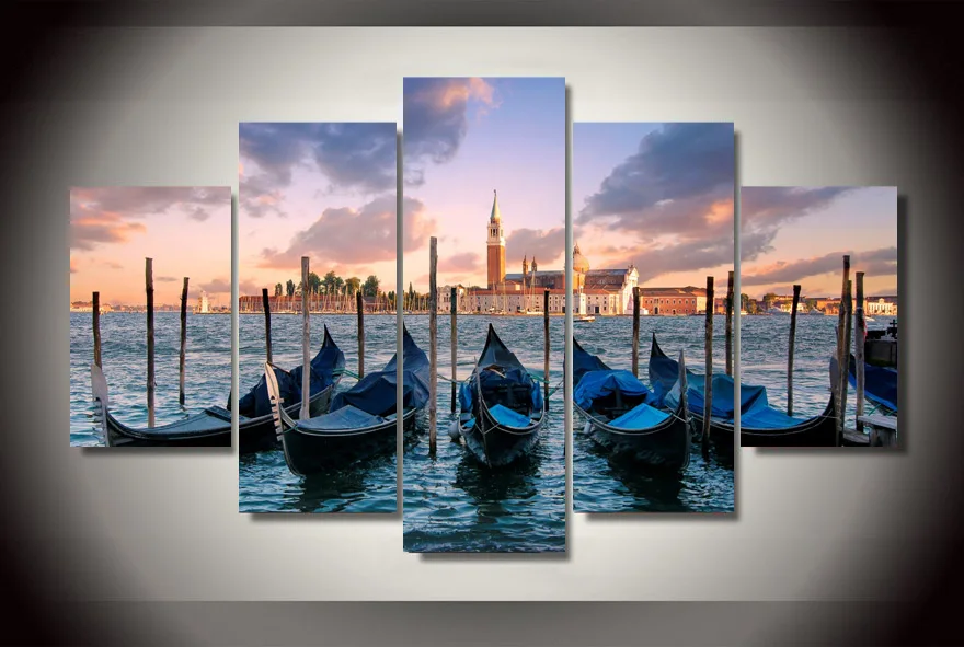 Framed Printed venezia venice italy Painting on canvas room decoration