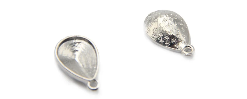 13x18mm 합금 싱글 홀 워터 드롭 모양 17 색 크리스탈 유리 라인석 의류 액세서리, 보석 만들기 10 개