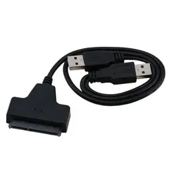 USB2.0 SATA 22Pin USB2.0 Кабель-адаптер для 2,5 "HDD ноутбука жесткий диск SATA жесткий диск Кабельный разъем