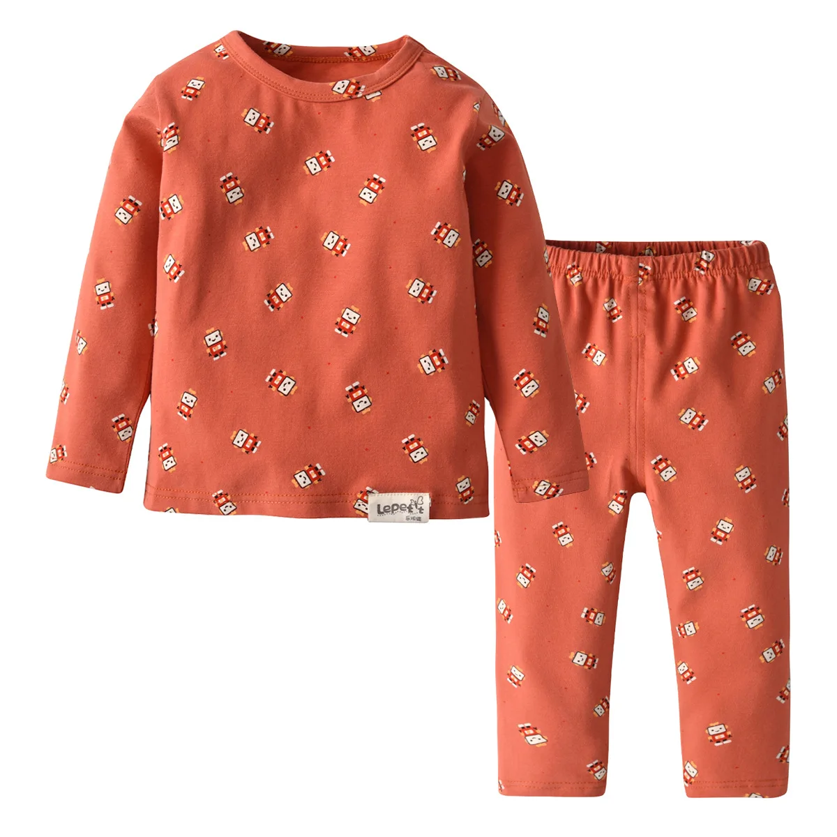 

Oklady Autumn Winter Baby Cartoon Sleepwear Cotton Boys Pyjamas Girls Pajamas Home Clothing Children's pijamas Kids Nightwear