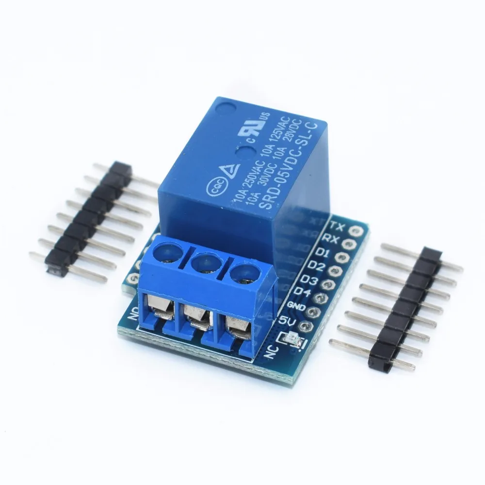 

New 1 channel Relay Shield V2 Version 2 for WEMOS D1 mini ESP8266 WiFi Module