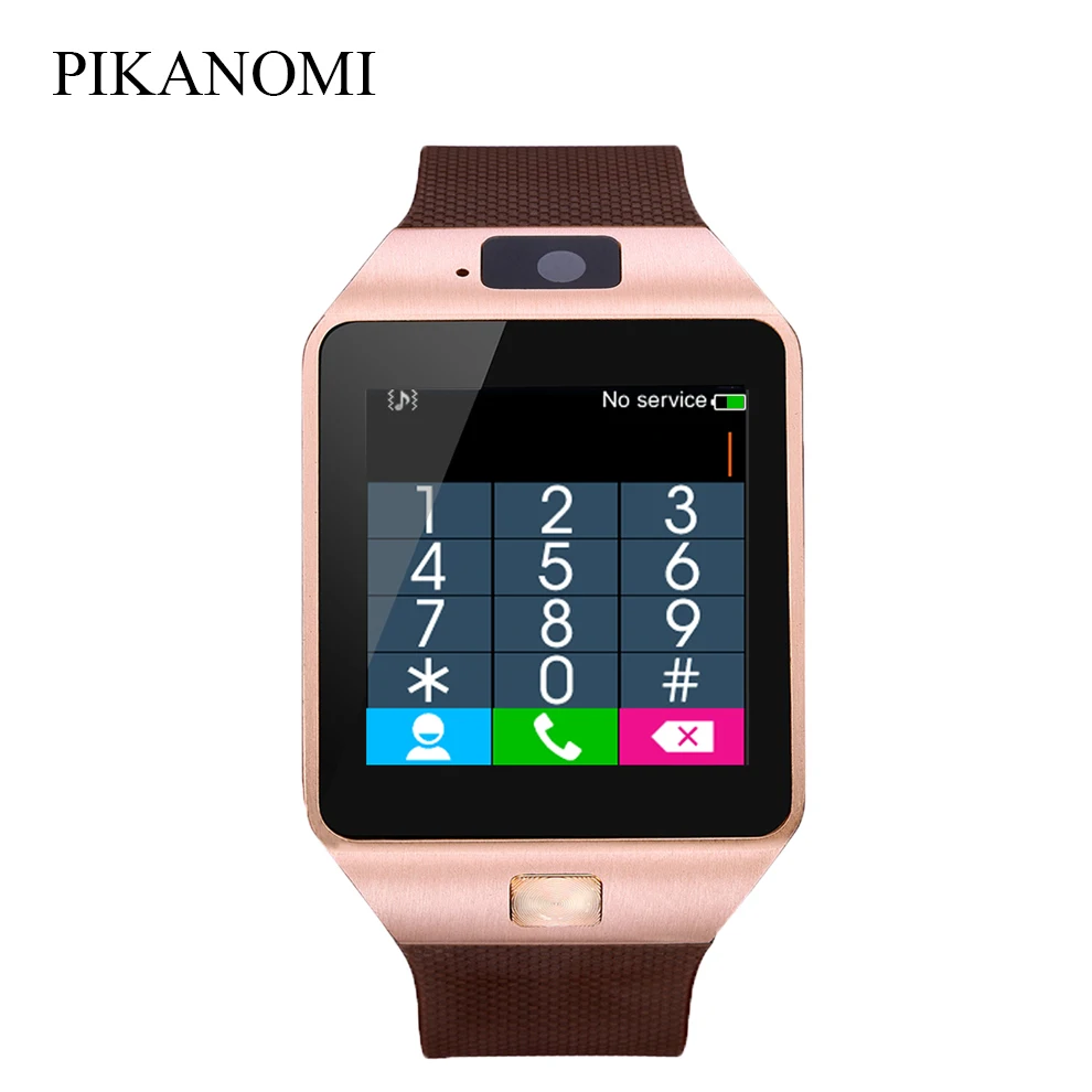Günstige Original Smart Uhr DZ09 Sim Smartwatch Mit Call Nachricht Kamera Schrittzähler Bluetooth Uhr Für IOS Android 1.54 Zoll Bildschirm