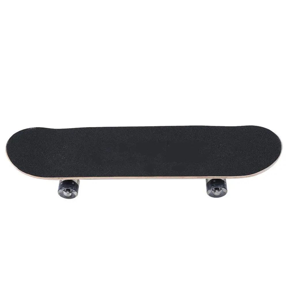 

Skateboards Child Four Wheel Skateboard Beginner Unisex Child Teenager Four PU Wheels 7 Laye Maple Short Board Skateboard