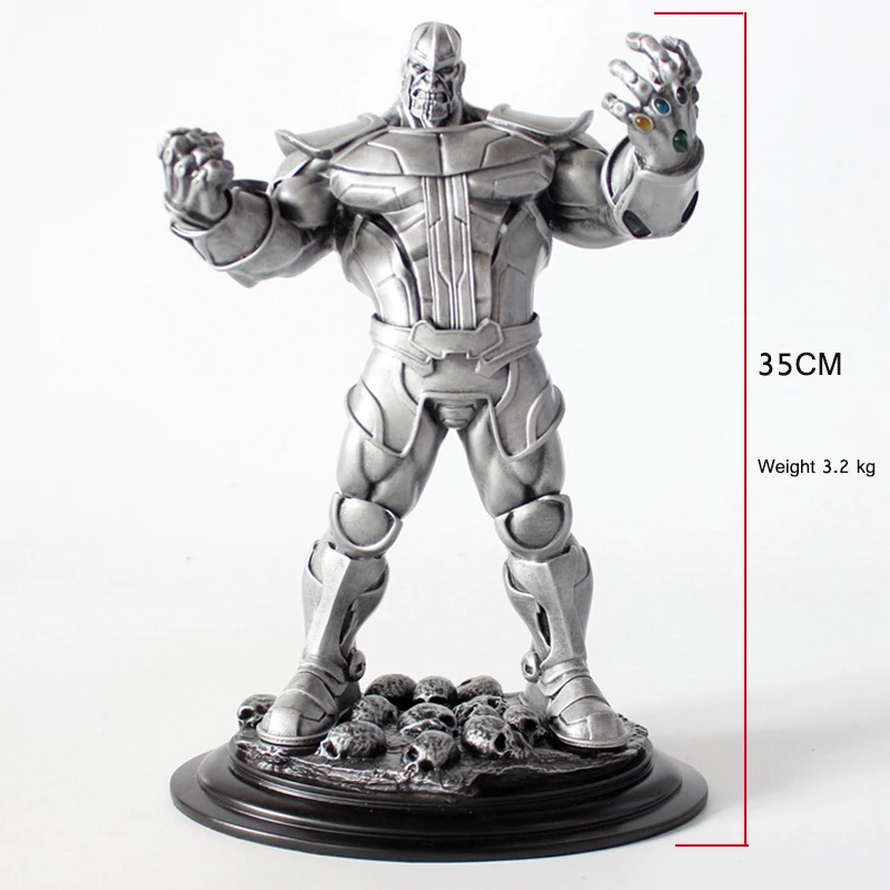 

Marvel The Avengers 3 Infinite War Thanos Resin model Great villain Infinity Gems Terminator toy doll birthday present
