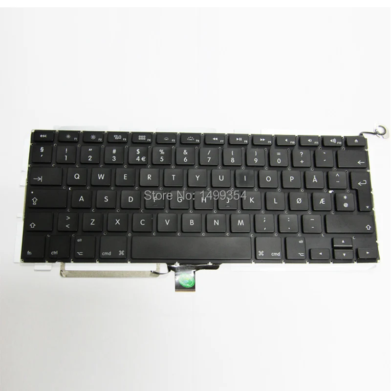 Genuine OEM Swedish A1369 Keyboard+Backlight+Screws For MacBook Air 13/'/' 2011