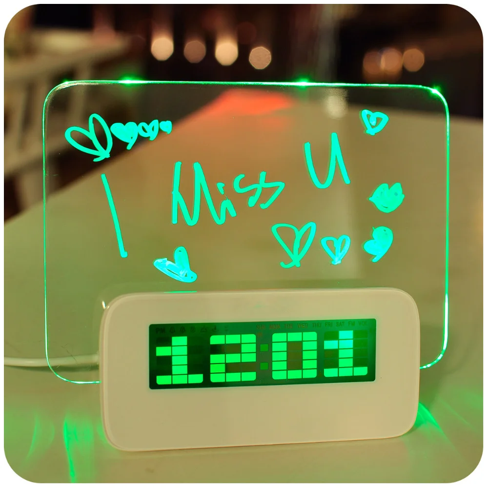 red and green light alarm clock red and green light alarm clock