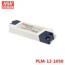 Meanwell PLM-12-1050 12 Вт 6~ 12V1050mAMolded водонепроницаемый FPC Винтовые клеммы светодиодный источник постоянного тока