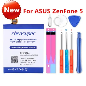 

chensuper For ASUS ZenFone 5 ZenFone5 A500 A500CG A501CG A500KL Battery 2700mAh C11P1324 by free shipping; 100% warranty