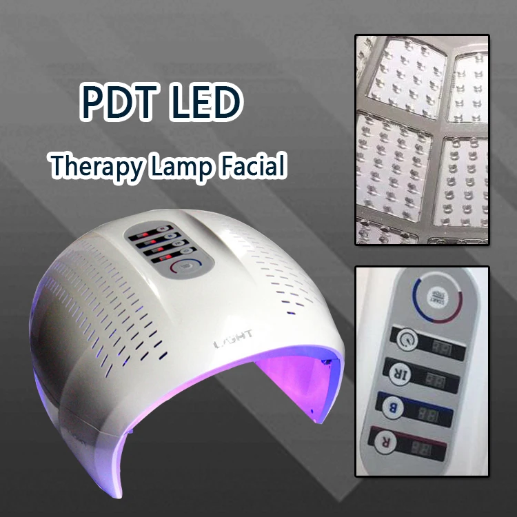  4 Colors Red Blue Infrared PDT LED Light Therapy Facial Mask Photodynamic Machine Photon Skin Rejuv - 33053155618