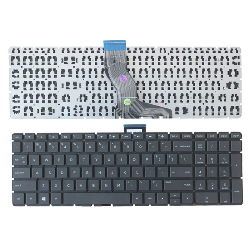 

New US Laptop keyboard For HP Pavilion 15-AK 15-AK000 15-AK001tx 15-AK004 15-AK030 Black without backlight