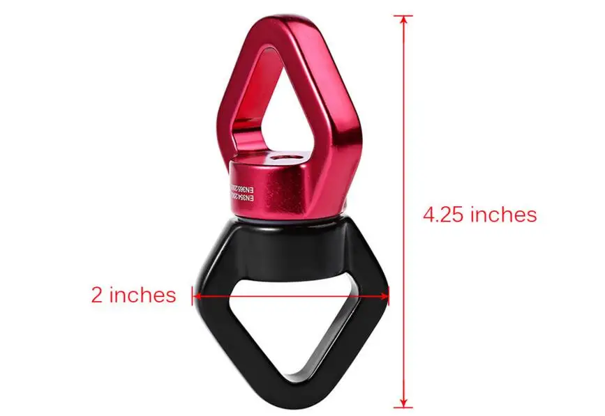 XINDA 30KN Safety Rappel Device Rotator Rope Swivel Connector Outdoor Rock Climbing Carabiner Abseiling Downhill Climb Equipment XINDA 30KN Safety Rappel Device Rotator Rope Swivel Connector Outdoor Rock Climbing Carabiner Abseiling Downhill Climb Equipment