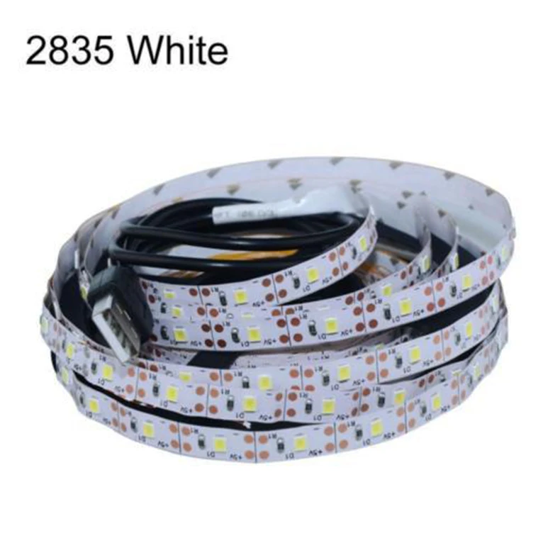 DC5V USB светодиодный светильник 2835 RGB гибкий 1 м 2 3 5 ТВ фоновый ing клейкая лента IP33/IP65