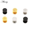Alisouy-boucles d'oreilles gothique pour hommes, 2 pièces, bijoux en acier inoxydable, à la mode ► Photo 2/6