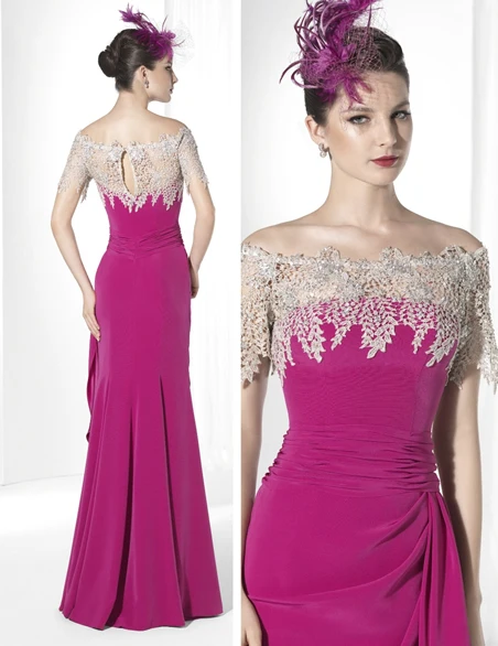 pink mother of the bride gowns