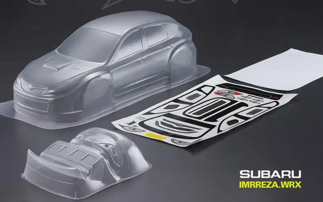 1/10 subaru impreza WRX прозрачный/карбоновый корпус для HPI Kyosho Tamiya HSP Redcat OnRoad гоночный Дрифт
