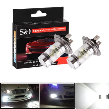 

S&D 2pcs H7 LED Bulbs 12V~24V 360 Degree For Car Fog Light Auto Lamp 6000K Sourcing Parking -Not Fit For Headlight